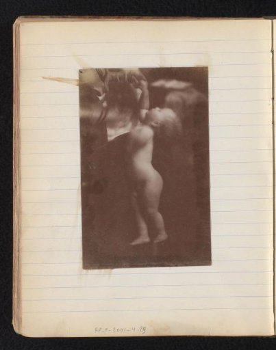 Study of a naked toddler and woman, by Jacques de Lalaing, preliminary study for Holy Virgin with the Child