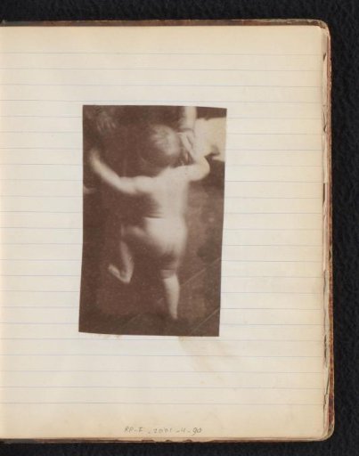 Study of a naked toddler and woman, by Jacques de Lalaing, preliminary study for Holy Virgin with the Child