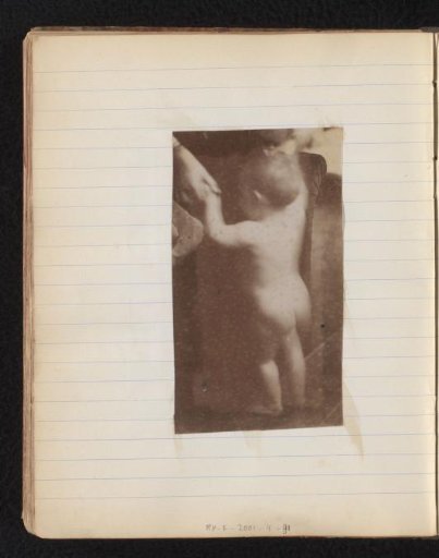 Studie van een naakte peuter en vrouw, door Jacques de Lalaing, voorstudie voor Heilige Maagd met het kind