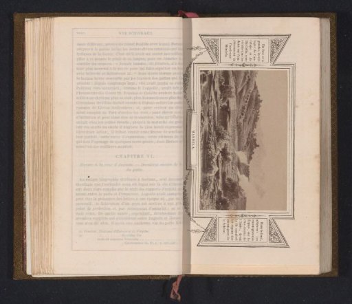 Photographic reproduction of a drawing, depicting a view of Mandela
