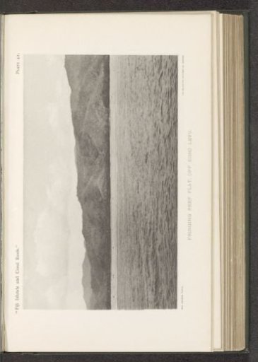 View of a coral reef and an island of Fiji