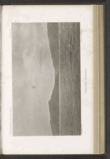 View of the east coast of Moala