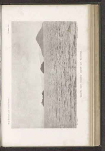View of islands off the coast of Taveuni