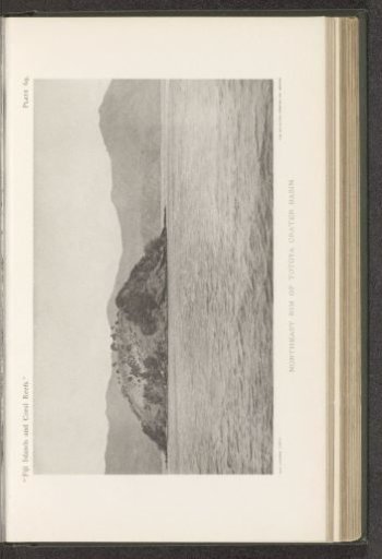 View of a crater basin in the sea at Totoya