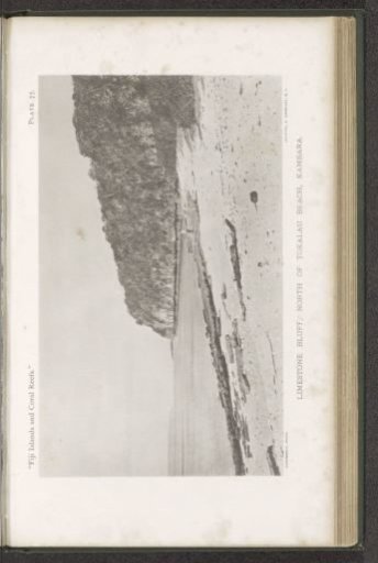 View of a steep cape on Kabara