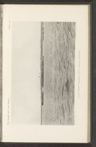 View of islands in the lagoon near Vatulele