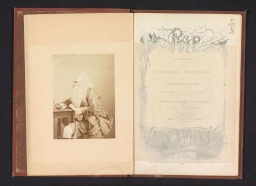 Staged portrait of Joseph Jefferson as the old Rip Van Winkle