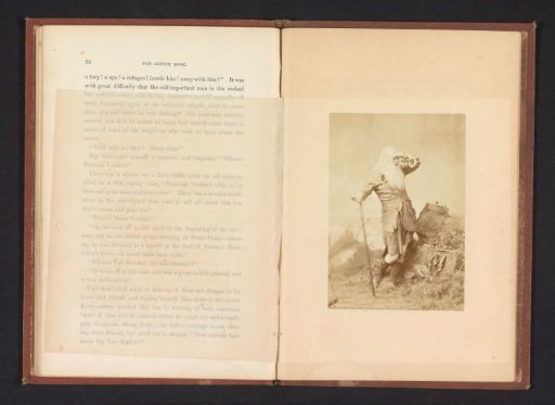 Staged portrait of Joseph Jefferson as the old Rip Van Winkle