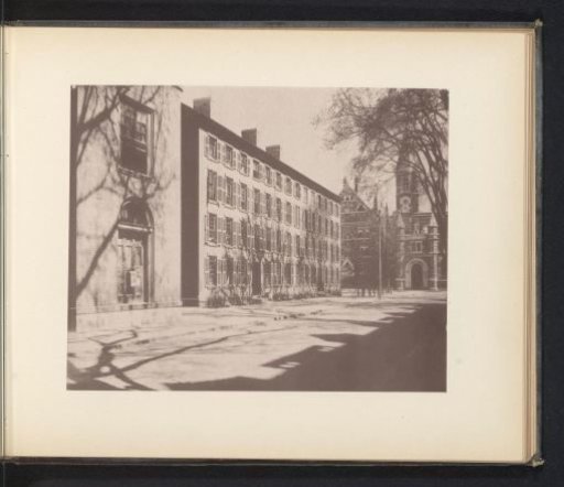 Exterior of North College and Battell Chapel, Yale University, New Haven