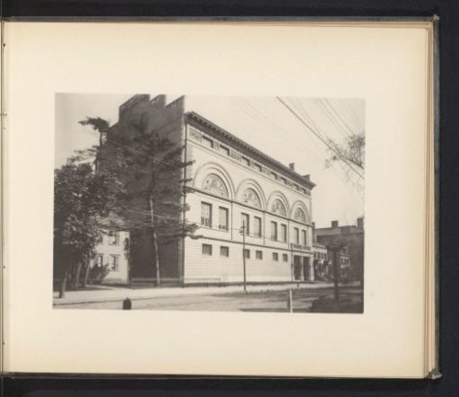 Exterior of the Gymnasium of Yale University in New Haven