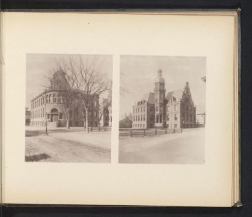 Two Exteriors of the Laboratories of Yale University in New Haven