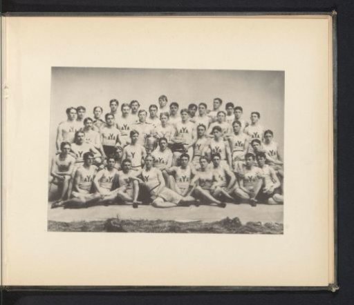Group Portrait of the Track and Field Team of Yale University in New Haven