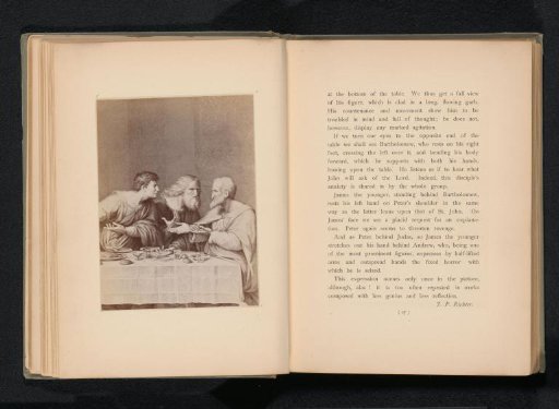 Photographic reproduction of a print after a fresco depicting The Last Supper