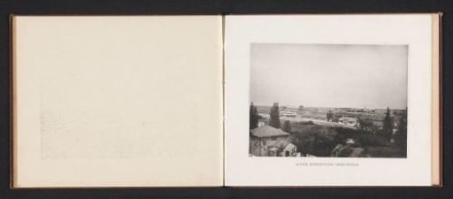 View of the buildings of the Industrial Exhibition in 1860 in Montréal