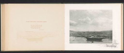 View of the sea with boats off the coast of Gloucester