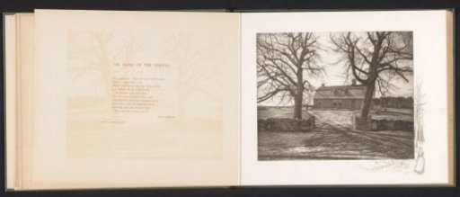 View of a Puritan house in New England