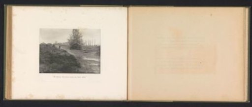 View of a person walking on a country road