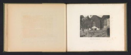 View of the cemetery near a church in Stoke Poges