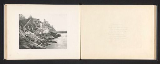 View of Pumpkin Knob Island and Hussey Sound off the coast of Maine