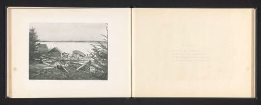 View of a fisherman's house on the coast of Maine
