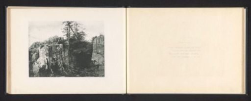 View of a cave in presumed Maine