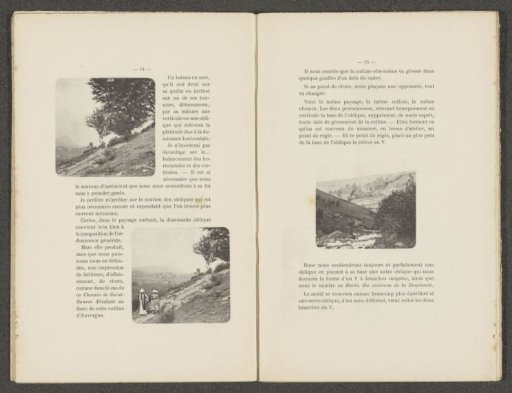 Brook in a hilly landscape