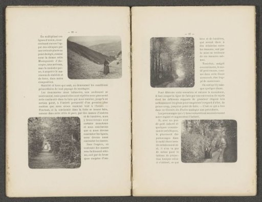 Woman on a tree trunk over a brook