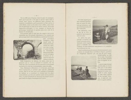 Woman with a telescope and a man on the beach