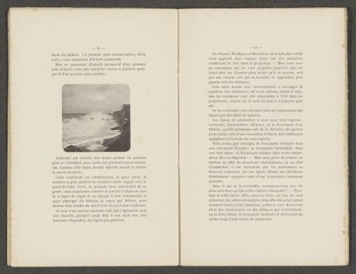 Breaking waves along a quay