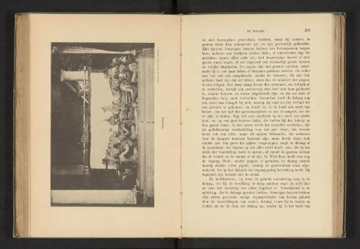 View of a wayang theater in the Dutch East Indies