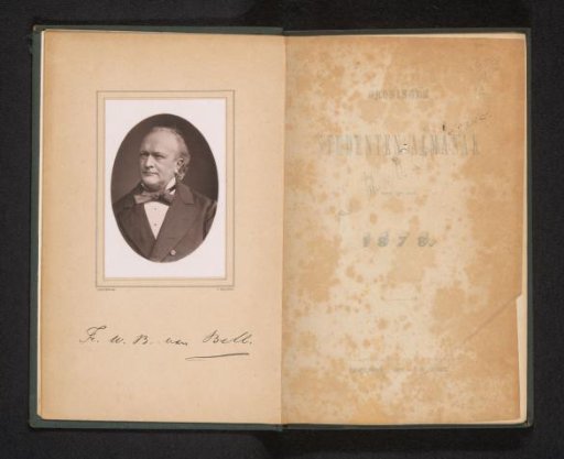 Portrait of Frederik Wilhelm Bernard van Bell, Professor of Divinity in Groningen and Rector Magnificus