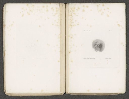 Photographic reproduction of a drawing, representing a portrait of an unknown woman