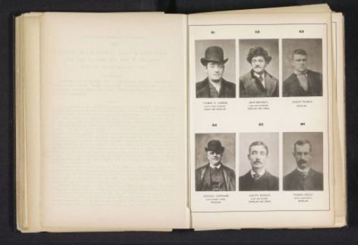 Six portraits of burglars