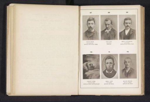 Six portraits of burglars
