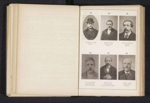 Six portraits of burglars