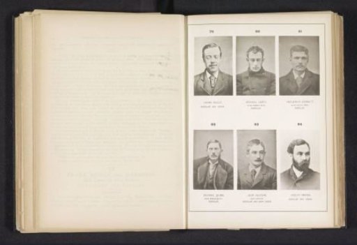 Six portraits of burglars