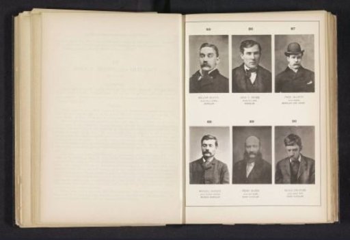 Six portraits of burglars