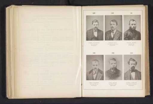 Six portraits of pickpockets
