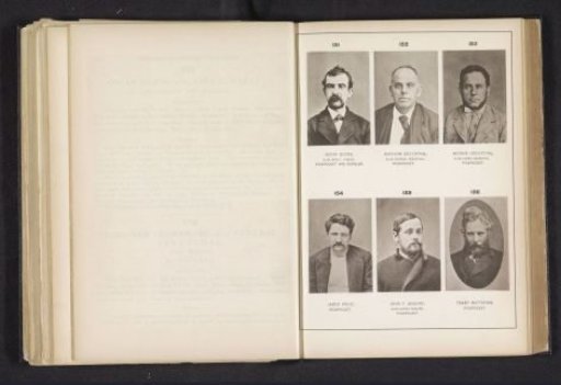 Six portraits of pickpockets