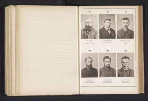Six portraits of burglars and swindlers
