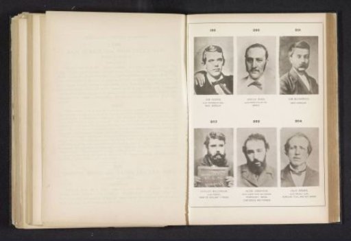 Six portraits of swindlers and burglars