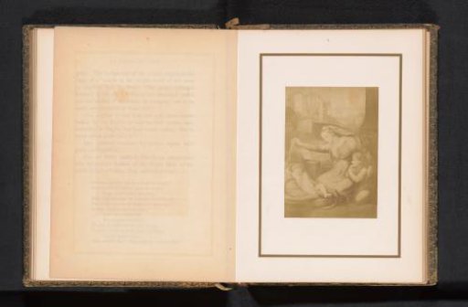 Photographic reproduction of a print after a painting, depicting the Madonna with the veil
