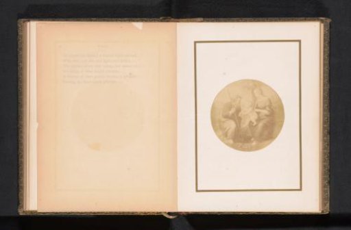 Photographic reproduction of a print after a painting, depicting the Holy Family
