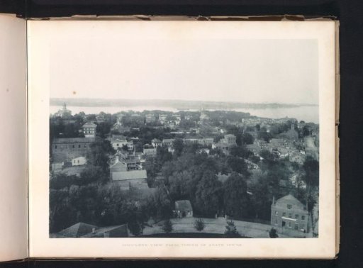 Bird's-eye view from tower of State House