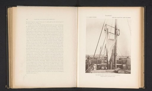 View of a trawl net on the deck of the George S. Blake