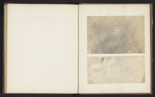 Two images of raindrop impressions on sandstone
