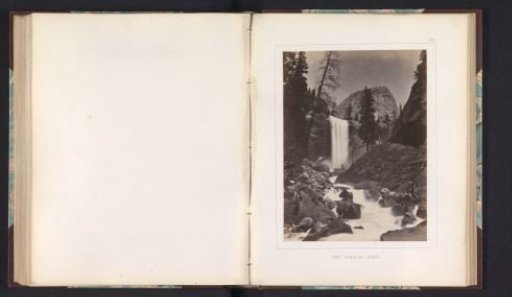 View of Vernal Falls in Yosemite Valley