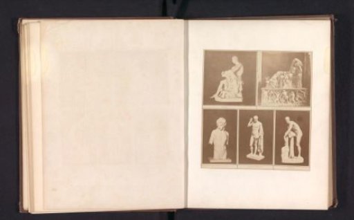 Five casts of antique sculptures, including the Sleeping Ariadne from the Vatican Museums