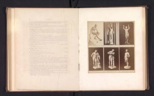 Six casts of antique sculptures of Mercury, Hercules, and Silenus with the child Dionysus
