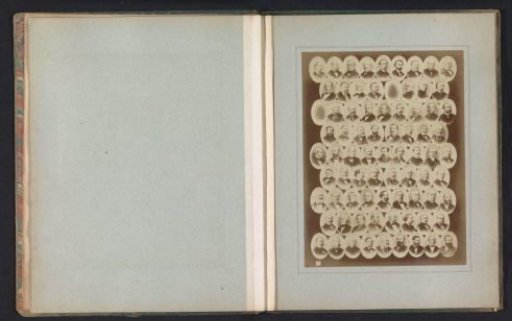 Composite group portrait of members of the National Assembly of 1874